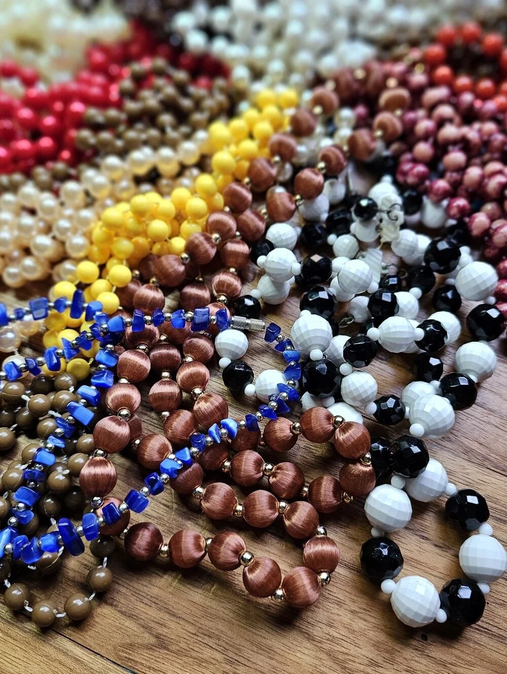 Craft Jewelry Beaded Necklaces For Upcycling Repurposing Art Projects